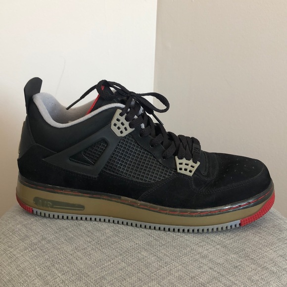 Jordan Other - jordan air force 1 fusion 4 'black cement'